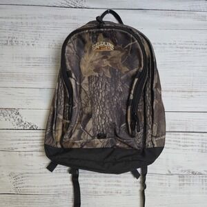 Fieldline Realtree Hardwood Camouflage Hunting‎ Backpack Soft Zipper Issue Hole